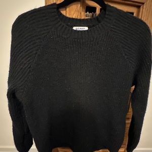 Black Old Navy Textured Pullover Sweater